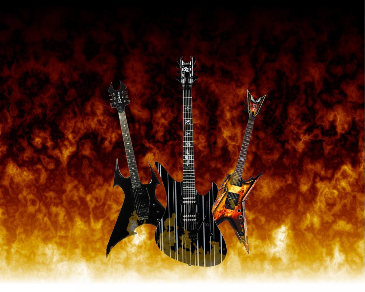 Три гитары в огне