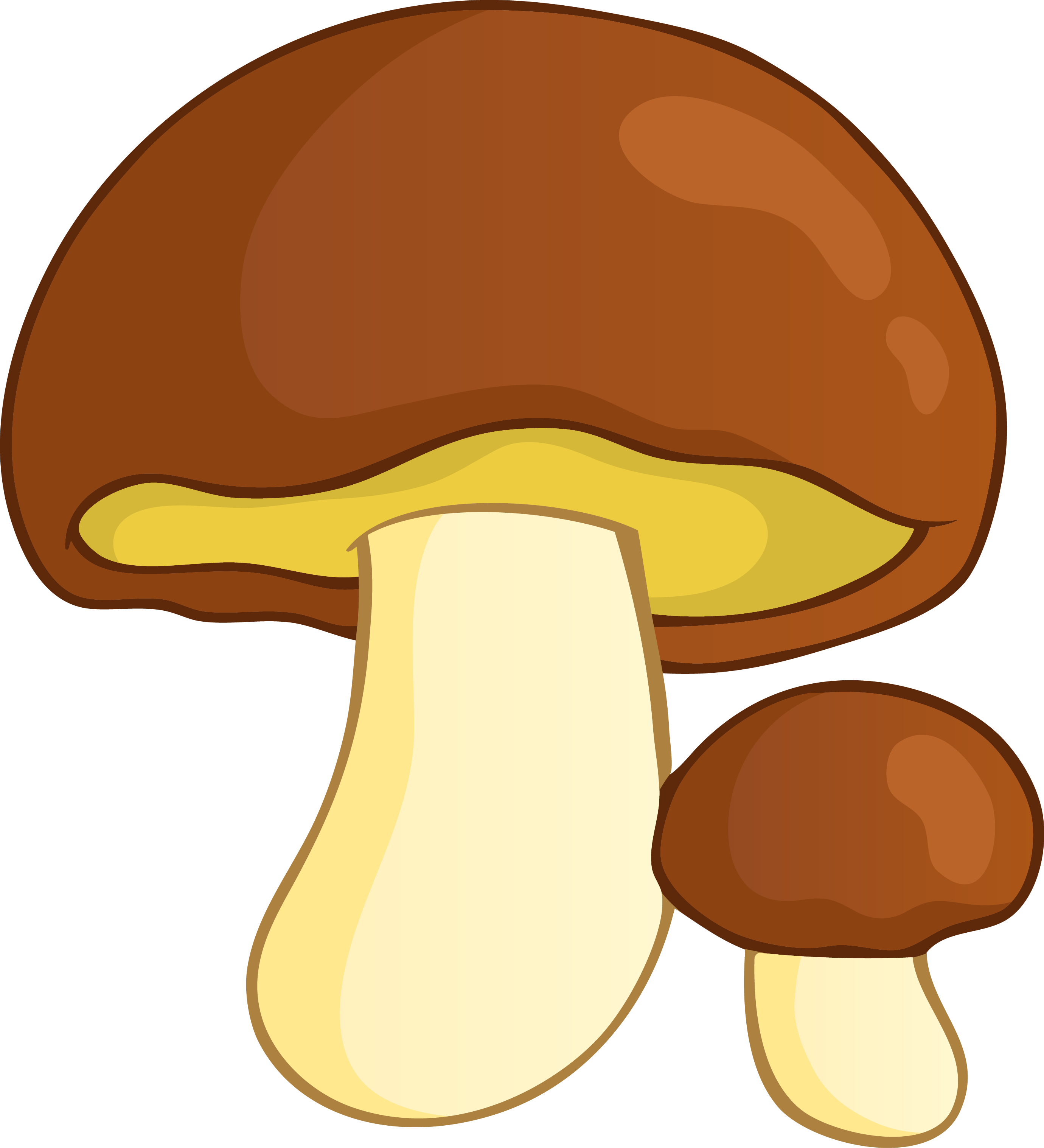 Рисунок белых грибов