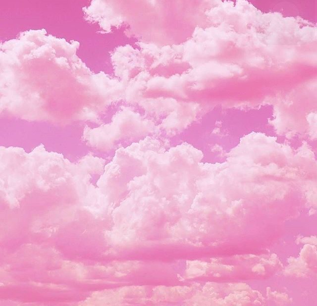 Розовые облака.