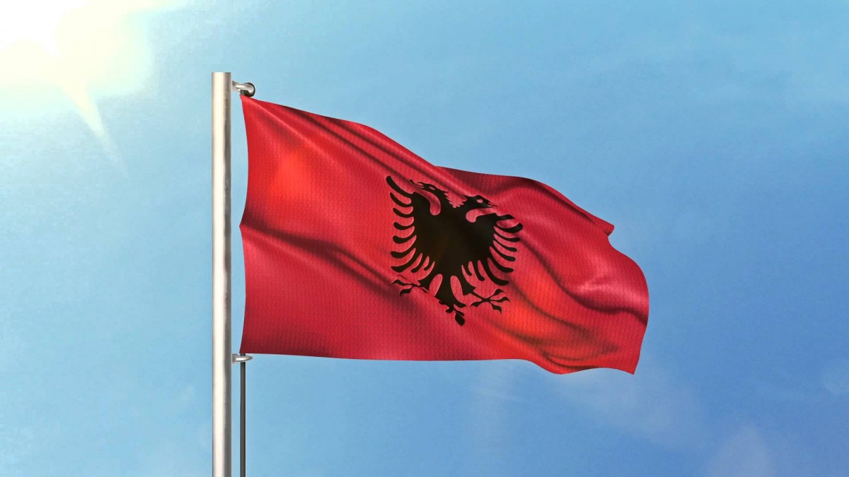флаг республики албания