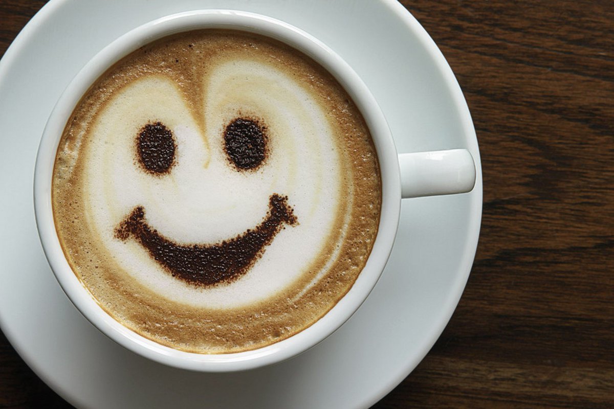 Чашка коффе с хорошим настроением