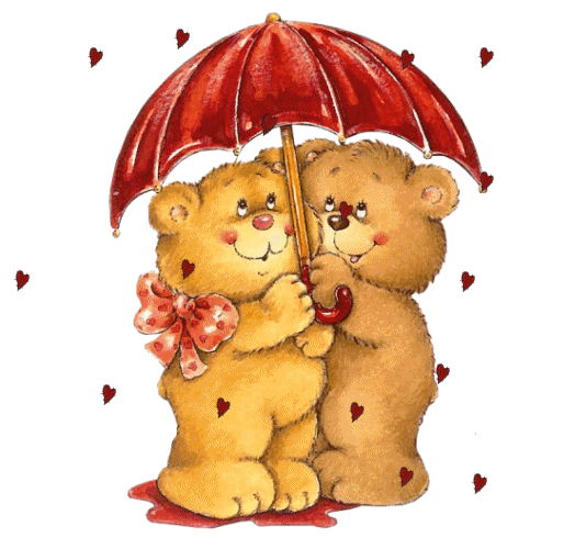 Два романтических медвежонка