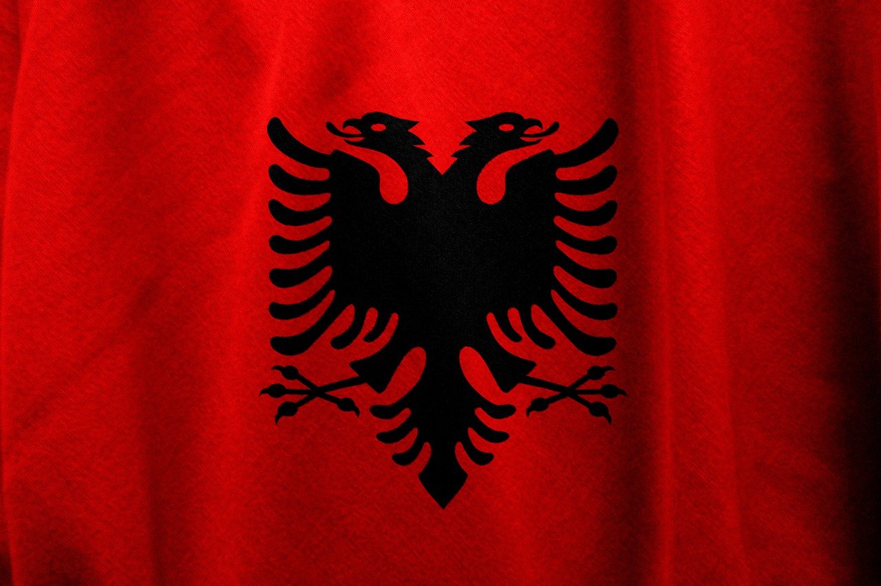 Республика албания флаг