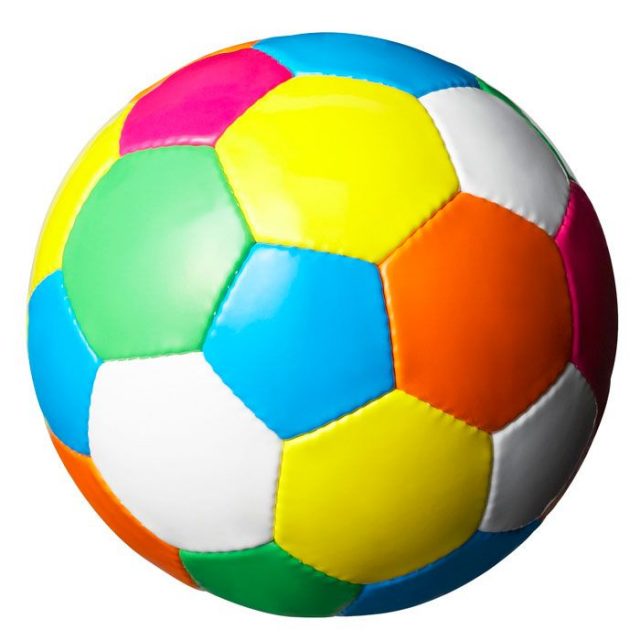 Разноцветный мячик