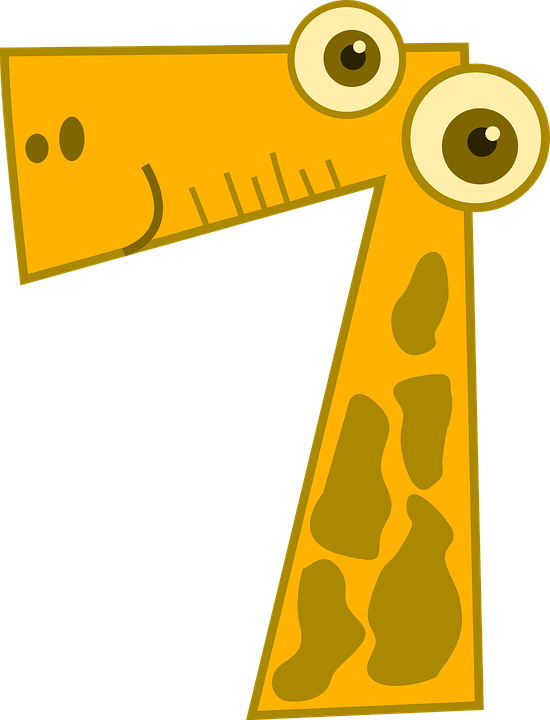 В виде жирафа.