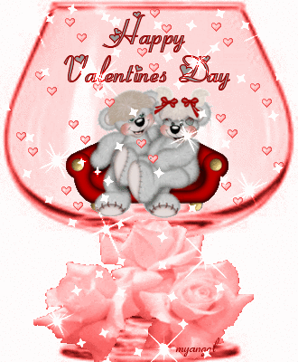 Анимационная картинка ко дню святого Валентина