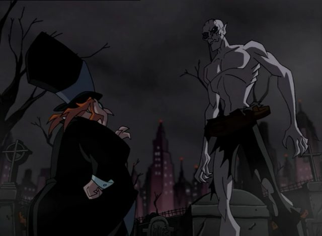 Кадр из мультфильма бэтмен против дракулы