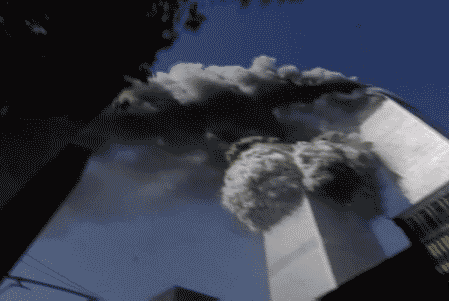 9. Взрыв башен близнецов 11 сентября 2001 гиф картинка