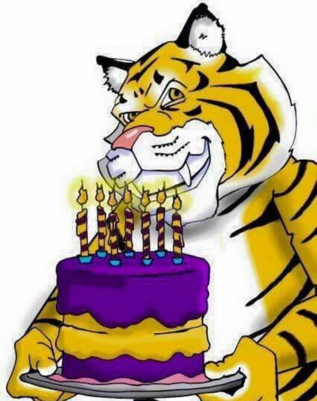 26. Картинка Happy Birthday тигр