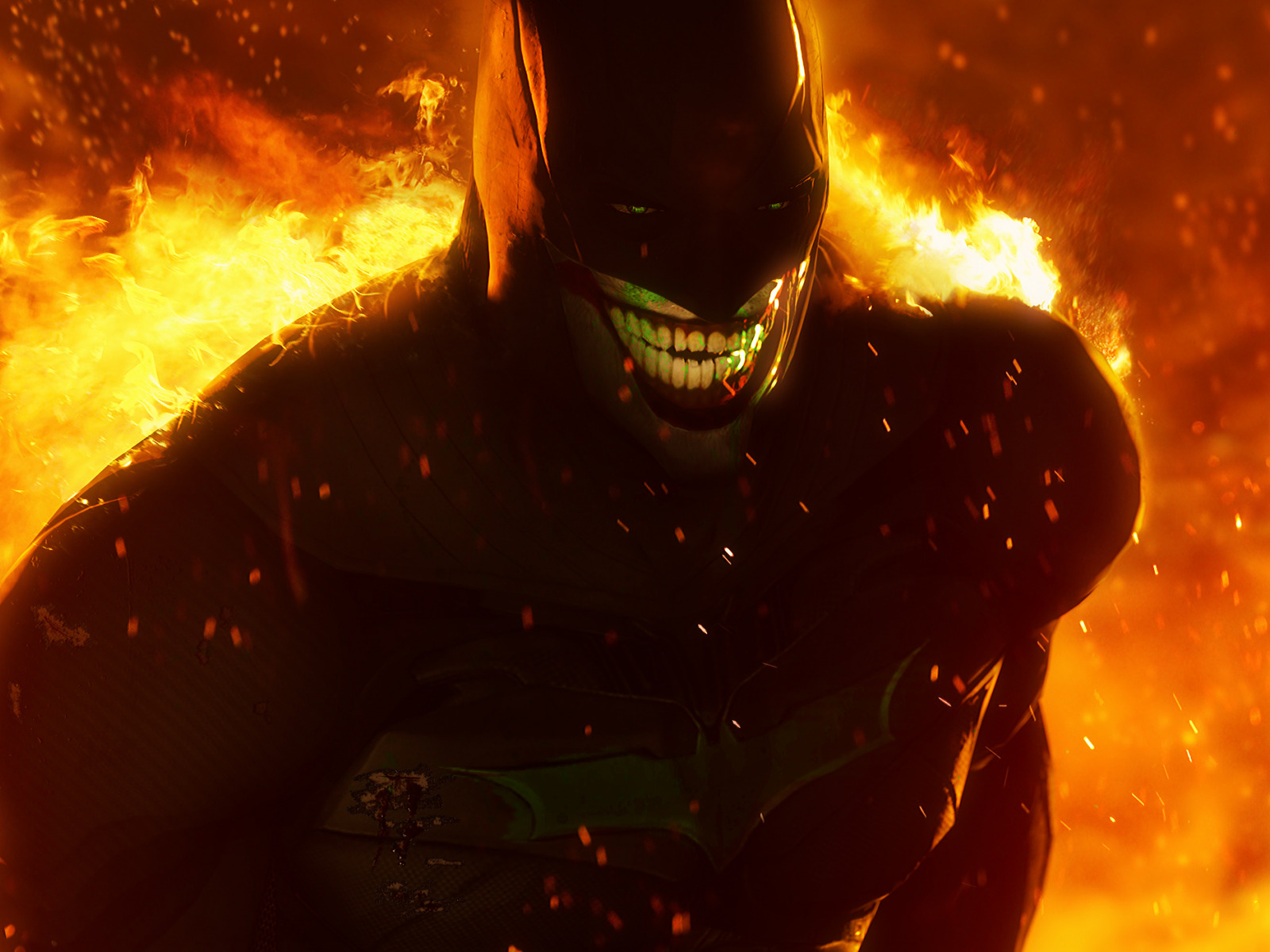 Бэтмен в огне