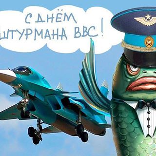 Открытка с днем штурмана ВВС