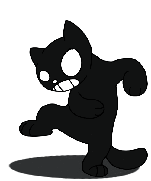 3. Гифка Танцы. Анимационная картинка с танцующим котом, смотрится весьма забавно.
