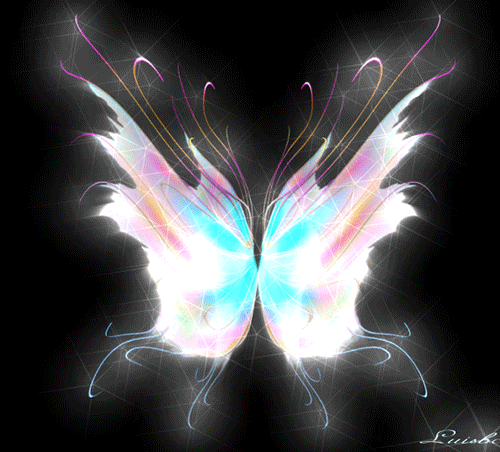 5. Мерцающая картинка с крыльями бабочки