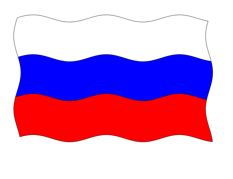 4. Анимация флаг России на прозрачном фоне