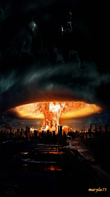 7. Gif картинка Ядерного взрыва