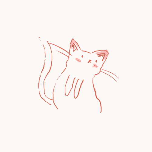 Гифки с нарисованными котами
