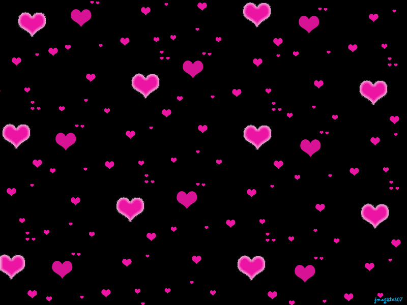 10. Картинка мигающие розовые сердечки
