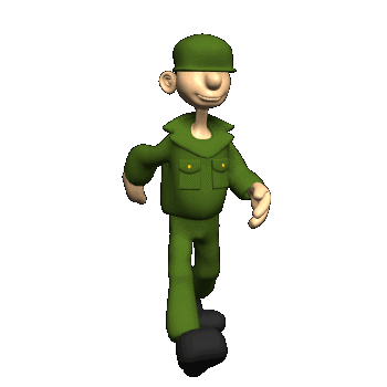 9. гифка солдат в зелёной форме