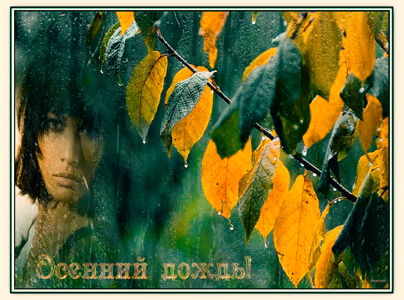 2. Осенний дождь за окном