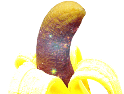 1. Гифка мерцающий банан