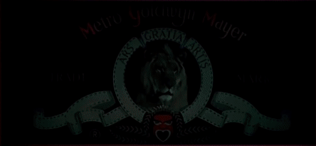 3. Гифка Metro Goldwyn Mayer заставка и логотип. Одна из современных версий их рычащего льва. Ниже вы сможете найти более старые и новые версии