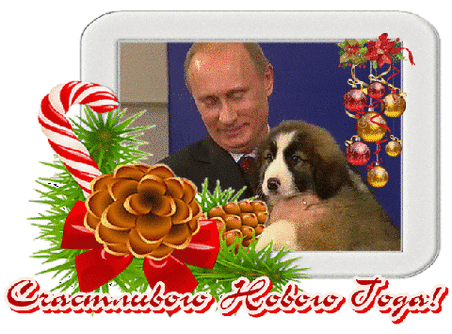 6. Новогодняя открытка с путиным. Путин с новым годом. Новогодняя открытка с Путиным.