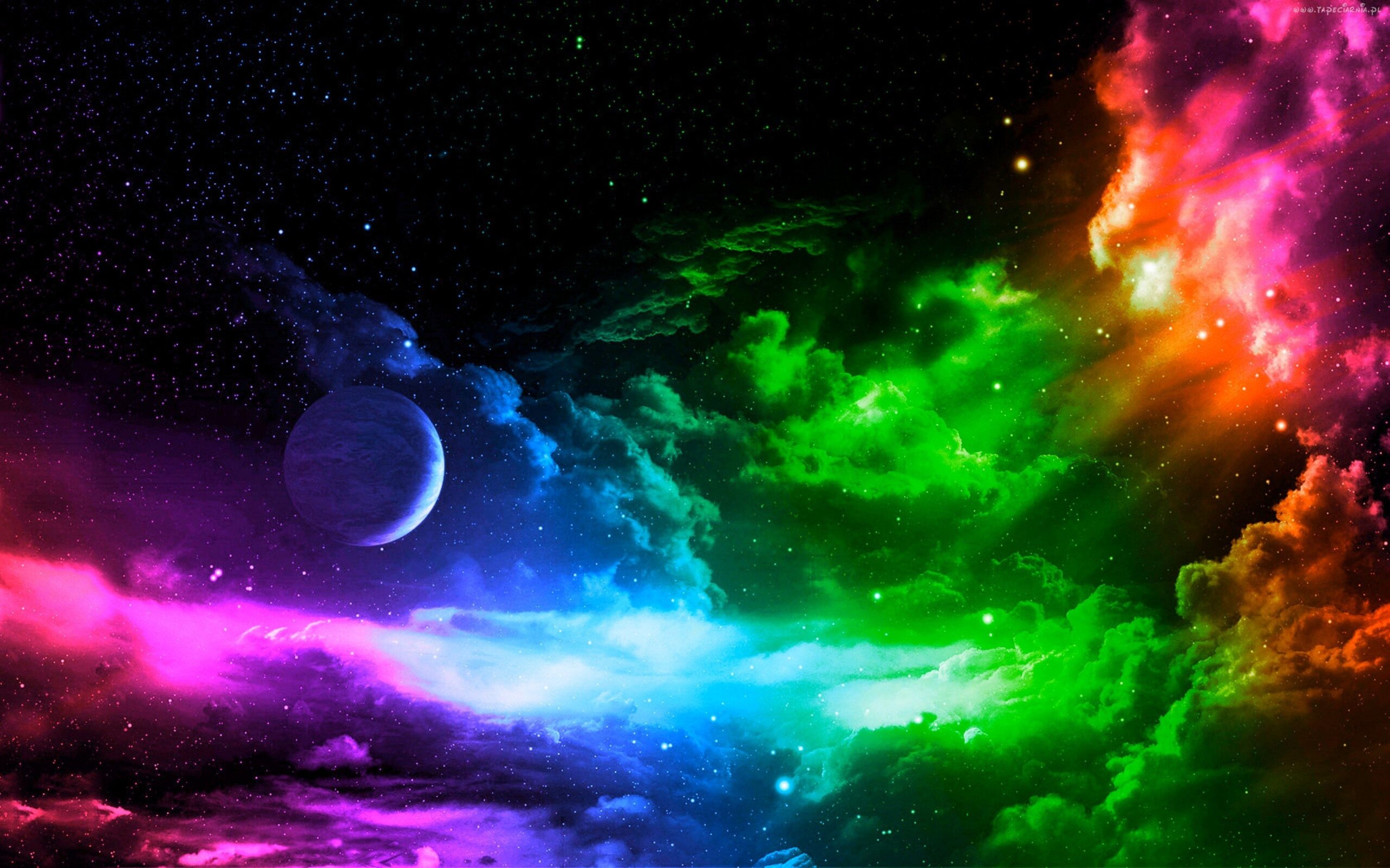 20. Фон разноцветного космоса фото. Красивый космос